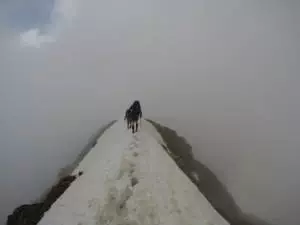 Schneebiger-Nock-Gratwanderung
