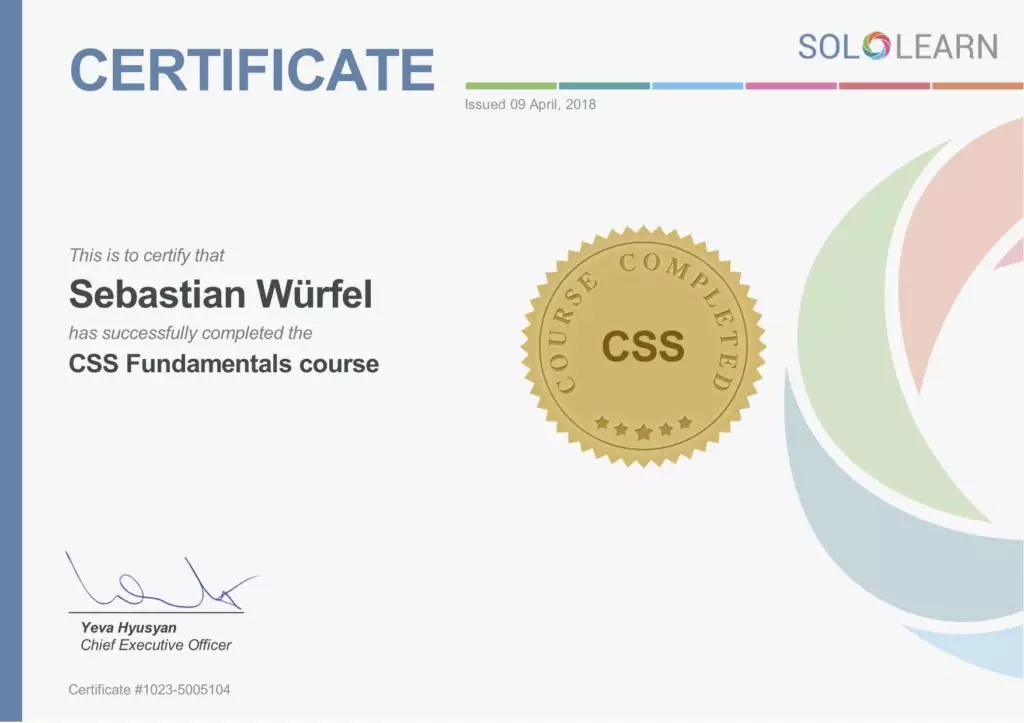 css-zertifikat-sololearn