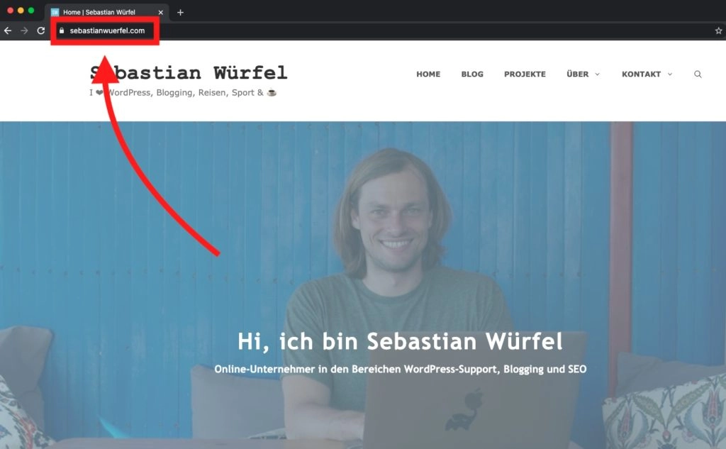 Was ist die Homepage / Startseite bei WordPress